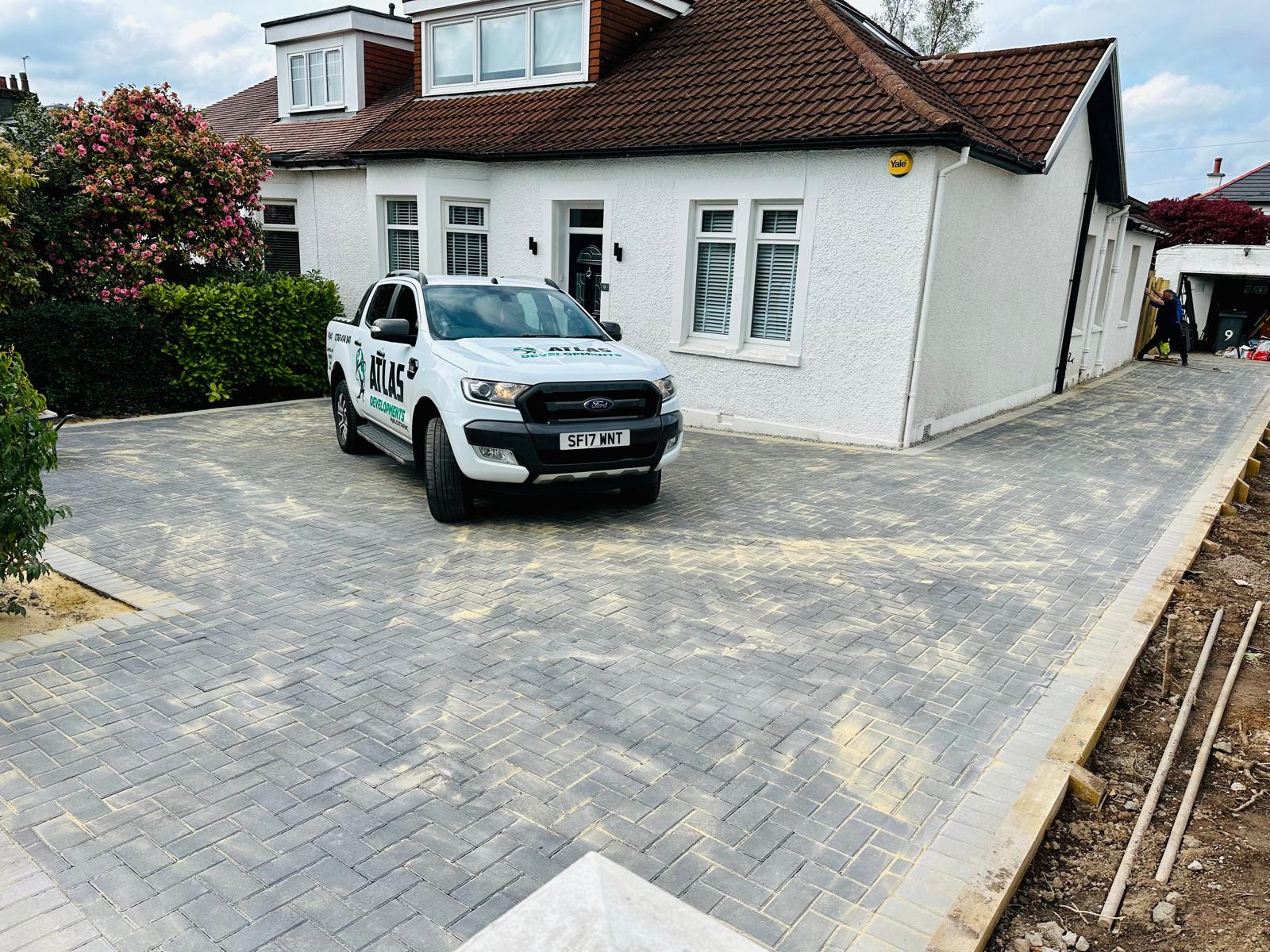 New monoblock driveway